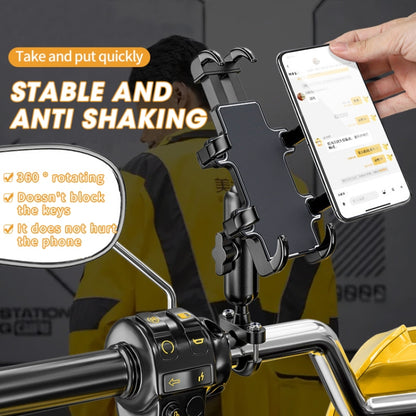 CS-1722A1 Motorcycle Handlebar Octopus Aluminum Alloy Phone Holder - Holder by PMC Jewellery | Online Shopping South Africa | PMC Jewellery | Buy Now Pay Later Mobicred