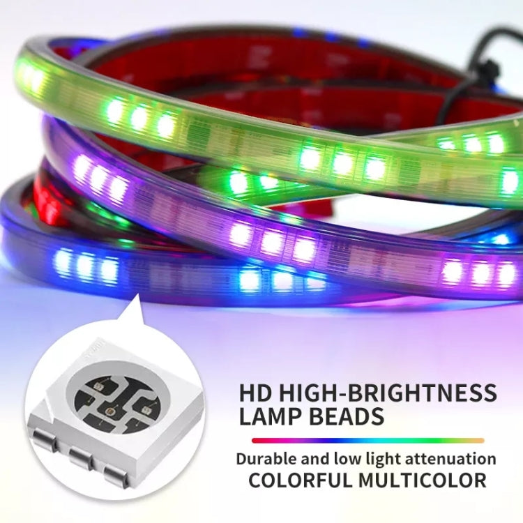 S20-200CM 200cm DC12V-24V Car Rear LED RGB Daytime Running Lights Strip Colorful Lamp - Running Lights by PMC Jewellery | Online Shopping South Africa | PMC Jewellery | Buy Now Pay Later Mobicred