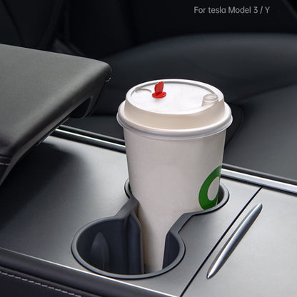 SHUNWEI SD-1054 Car Water Cup Holder for Tesla Model 3 / Y 2021-2022(Grey) - Car Drink Holders by SHUNWEI | Online Shopping South Africa | PMC Jewellery