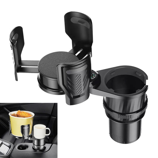 SB-3088 Car Multifunctional Retractable Rotating Water Cup Holder with Compass - Car Drink Holders by PMC Jewellery | Online Shopping South Africa | PMC Jewellery | Buy Now Pay Later Mobicred