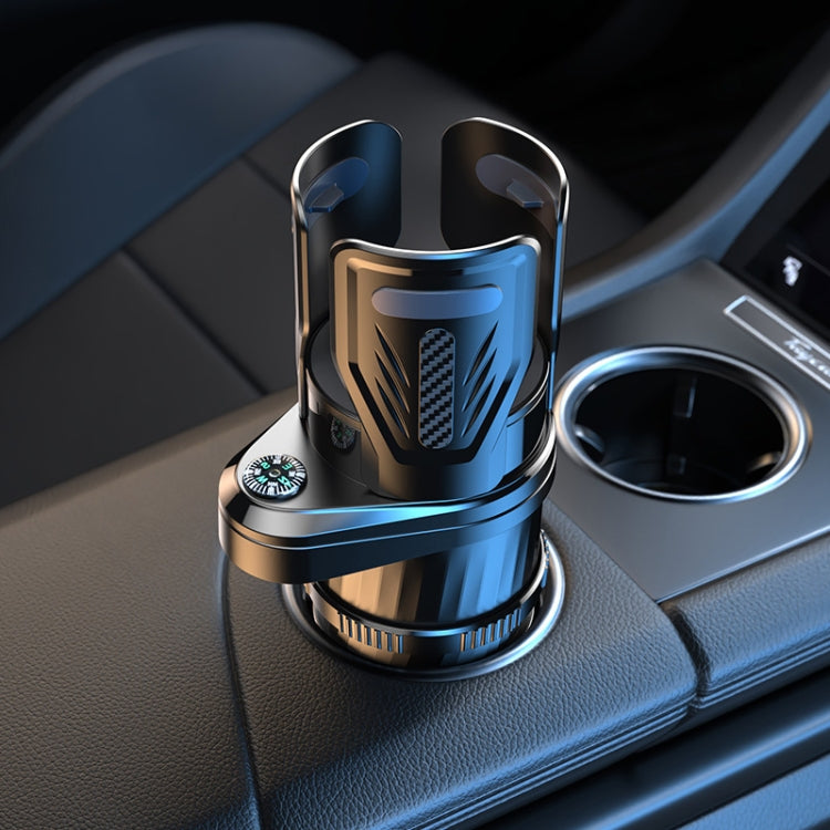 SB-3088 Car Multifunctional Retractable Rotating Water Cup Holder with Compass - Car Drink Holders by PMC Jewellery | Online Shopping South Africa | PMC Jewellery | Buy Now Pay Later Mobicred