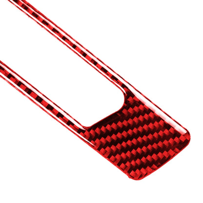 For BMW 3 Series E90 CarBon Fiber Car Water Cup Strip Decorative Sticker,Right Drive (Red) - Car Interior Mouldings by PMC Jewellery | Online Shopping South Africa | PMC Jewellery | Buy Now Pay Later Mobicred