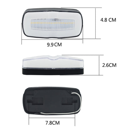 2 PCS MK-190 Truck LED Side Marker Light (White Light) - Running Lights by PMC Jewellery | Online Shopping South Africa | PMC Jewellery | Buy Now Pay Later Mobicred