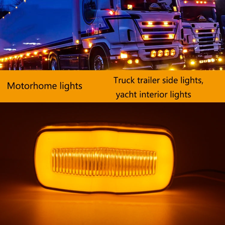 2 PCS MK-190 Truck LED Side Marker Light (Red Light) - Running Lights by PMC Jewellery | Online Shopping South Africa | PMC Jewellery | Buy Now Pay Later Mobicred