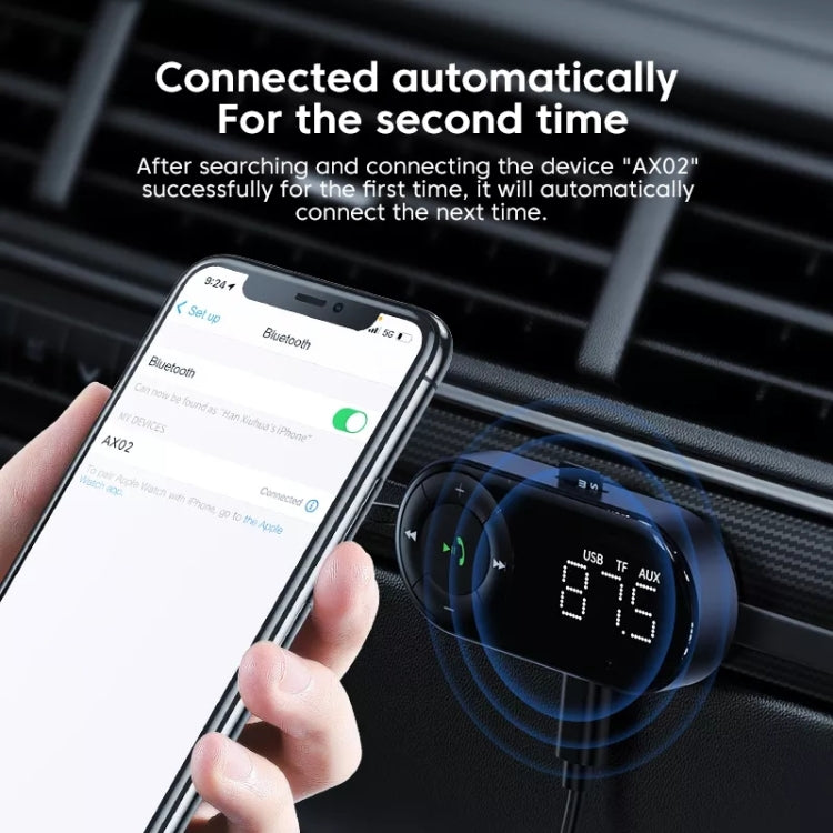 Car Bluetooth 5.2 Audio Receiver Support Wireless Calling - Bluetooth Adapters by PMC Jewellery | Online Shopping South Africa | PMC Jewellery | Buy Now Pay Later Mobicred