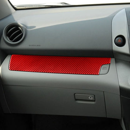 Car Carbon Fiber Passenger Center Control Panel Decorative Sticker for Toyota RAV4 2006-2013, Right Drive (Red) - Car Interior Mouldings by PMC Jewellery | Online Shopping South Africa | PMC Jewellery | Buy Now Pay Later Mobicred