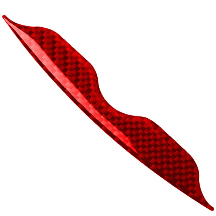 10 in 1 Car Carbon Fiber Central Control Gear Multimedia Decorative Sticker for Nissan 370Z / Z34 2009-, Left Drive (Red) - Car Interior Mouldings by PMC Jewellery | Online Shopping South Africa | PMC Jewellery | Buy Now Pay Later Mobicred