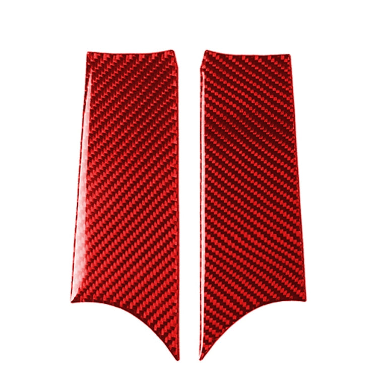 Car Carbon Fiber Door Handle Cover Decorative Sticker for BMW Mini F56, Left and Right Drive Universal (Red) - Car Interior Mouldings by PMC Jewellery | Online Shopping South Africa | PMC Jewellery | Buy Now Pay Later Mobicred