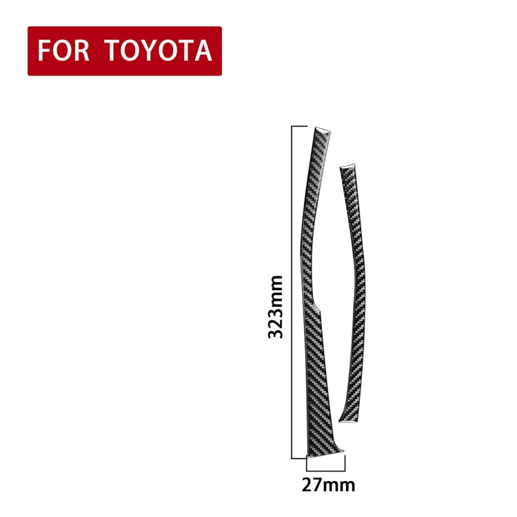 Car Carbon Fiber Side of Gear Decorative Sticker for Toyota Corolla / Levin 2014-2018, Left Drive - Car Interior Mouldings by PMC Jewellery | Online Shopping South Africa | PMC Jewellery | Buy Now Pay Later Mobicred