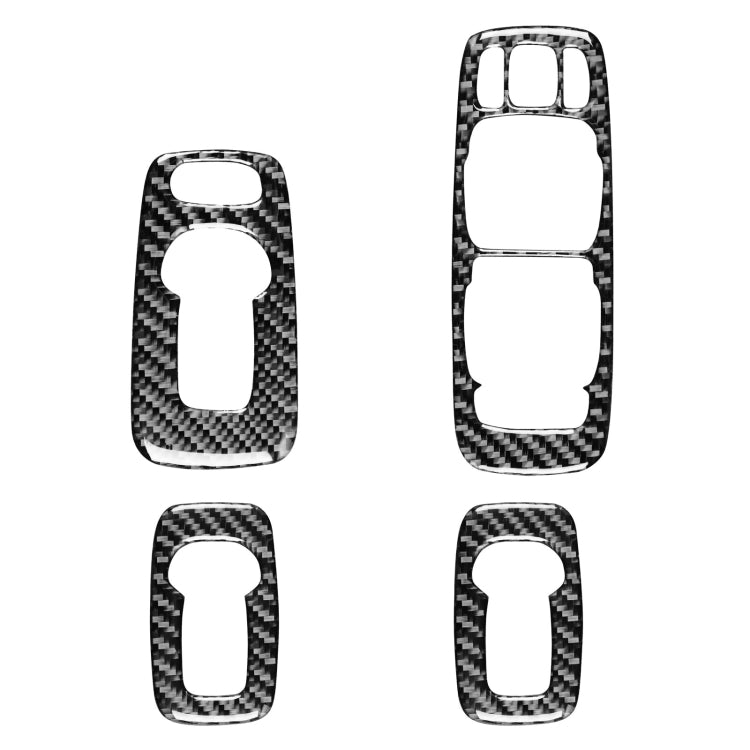 4 in 1 Car Carbon Fiber Door Set B Decorative Sticker for Volvo XC90 2003-2014, Right Drive - Car Interior Mouldings by PMC Jewellery | Online Shopping South Africa | PMC Jewellery | Buy Now Pay Later Mobicred