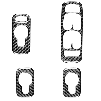 4 in 1 Car Carbon Fiber Door Set A Decorative Sticker for Volvo XC90 2003-2014, Right Drive - Car Interior Mouldings by PMC Jewellery | Online Shopping South Africa | PMC Jewellery | Buy Now Pay Later Mobicred