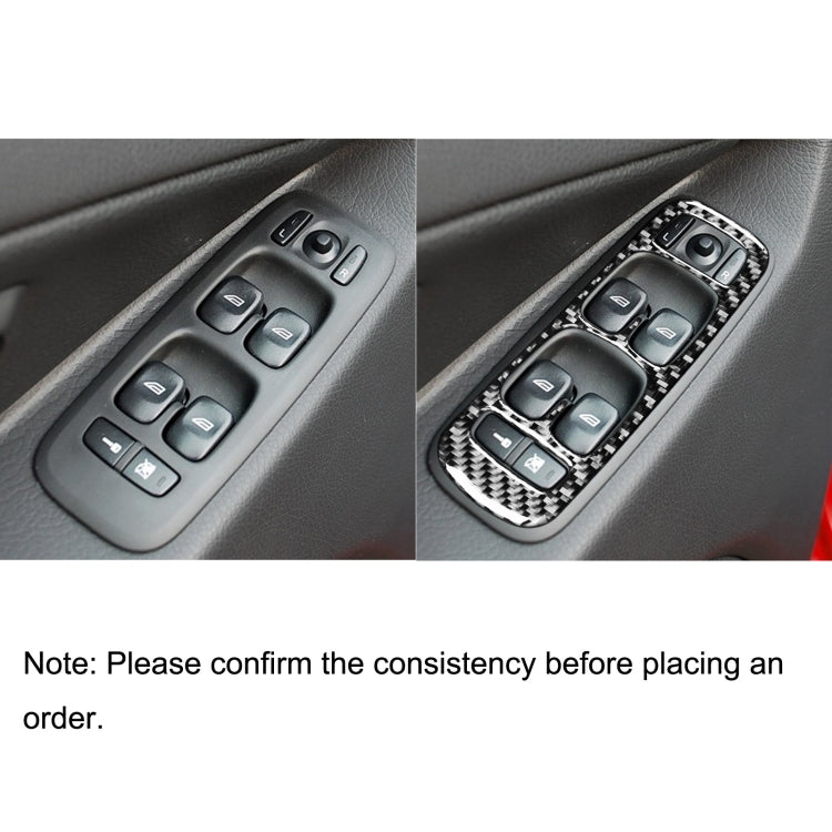 4 in 1 Car Carbon Fiber Door Set A Decorative Sticker for Volvo XC90 2003-2014, Left Drive - Car Interior Mouldings by PMC Jewellery | Online Shopping South Africa | PMC Jewellery | Buy Now Pay Later Mobicred