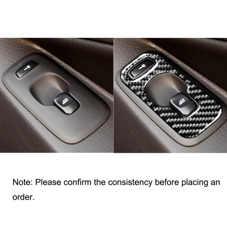 4 in 1 Car Carbon Fiber Door Set A Decorative Sticker for Volvo XC90 2003-2014, Left Drive - Car Interior Mouldings by PMC Jewellery | Online Shopping South Africa | PMC Jewellery | Buy Now Pay Later Mobicred