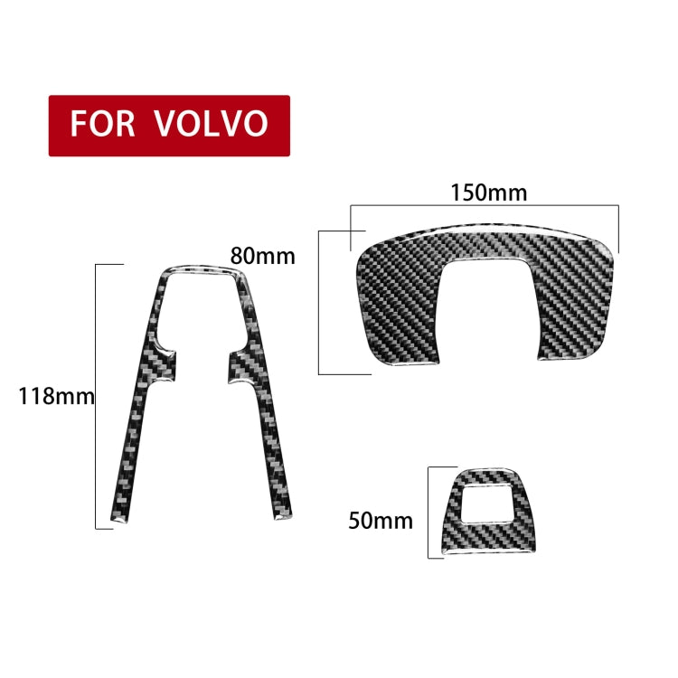 Car Carbon Fiber Reading Light A Decorative Sticker for Volvo XC90 2003-2014, Left and Right Drive Universal - Car Interior Mouldings by PMC Jewellery | Online Shopping South Africa | PMC Jewellery | Buy Now Pay Later Mobicred