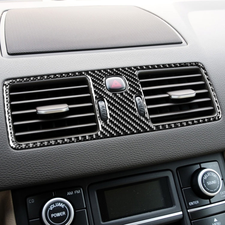 Car Carbon Fiber Central Air Outlet Decorative Sticker for Volvo XC90 2003-2014, Left and Right Drive Universal - Car Interior Mouldings by PMC Jewellery | Online Shopping South Africa | PMC Jewellery | Buy Now Pay Later Mobicred