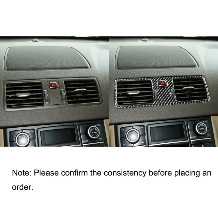 Car Carbon Fiber Central Air Outlet Decorative Sticker for Volvo XC90 2003-2014, Left and Right Drive Universal - Car Interior Mouldings by PMC Jewellery | Online Shopping South Africa | PMC Jewellery | Buy Now Pay Later Mobicred