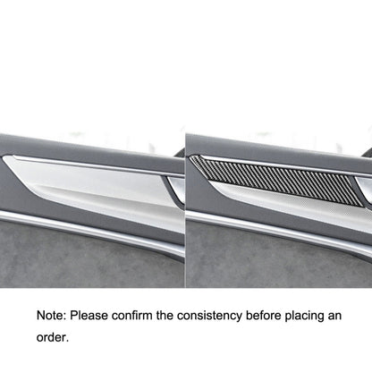 Car Carbon Fiber Door Panel Decorative Sticker for Audi A6L / A7 2019-, Left and Right Drive Universal - Car Interior Mouldings by PMC Jewellery | Online Shopping South Africa | PMC Jewellery | Buy Now Pay Later Mobicred