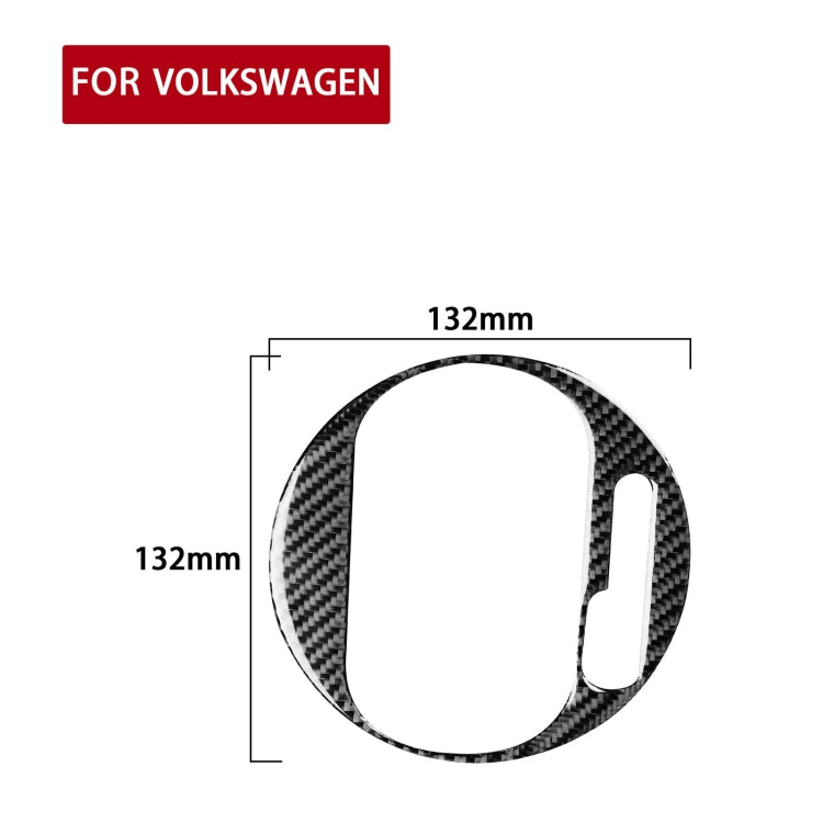 Car Carbon Fiber Gear Panel Inside Frame Decorative Sticker for Volkswagen Beetle 2012-2019, Right Drive - Car Interior Mouldings by PMC Jewellery | Online Shopping South Africa | PMC Jewellery | Buy Now Pay Later Mobicred