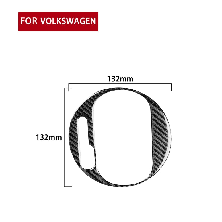 Car Carbon Fiber Gear Panel Inside Frame Decorative Sticker for Volkswagen Beetle 2012-2019, Left Drive - Car Interior Mouldings by PMC Jewellery | Online Shopping South Africa | PMC Jewellery | Buy Now Pay Later Mobicred