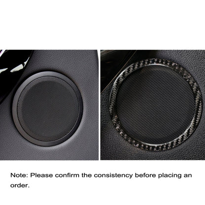 4 PCS Car Carbon Fiber Horn Ring Solid Color Decorative Sticker for BMW G01 X3 2018-2020 / G02 X4 2019-2020, Left and Right Drive Universal - Car Interior Mouldings by PMC Jewellery | Online Shopping South Africa | PMC Jewellery | Buy Now Pay Later Mobicred