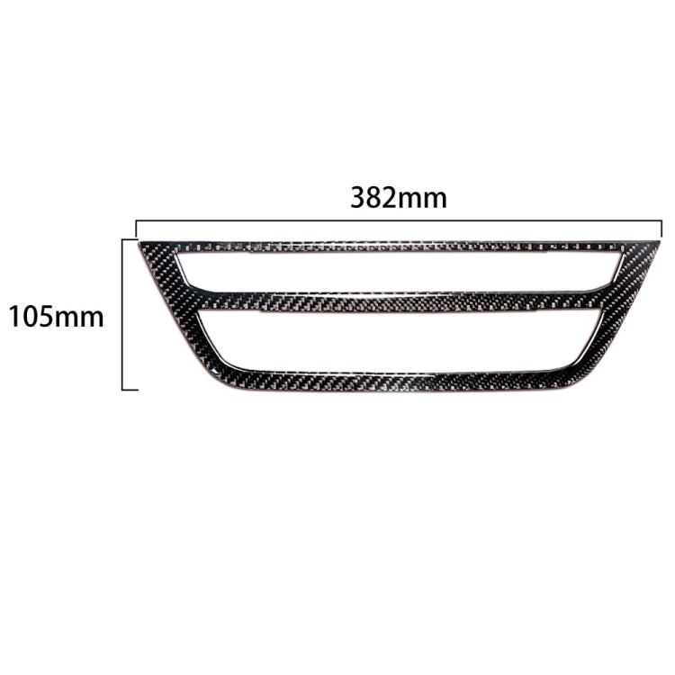 Car Carbon Fiber Air Conditioner CD Control Panel M Performance Decorative Sticker for BMW G01 X3 2018-2020 / G02 X4 2019-2020, Left and Right Drive Universal - Car Interior Mouldings by PMC Jewellery | Online Shopping South Africa | PMC Jewellery | Buy Now Pay Later Mobicred