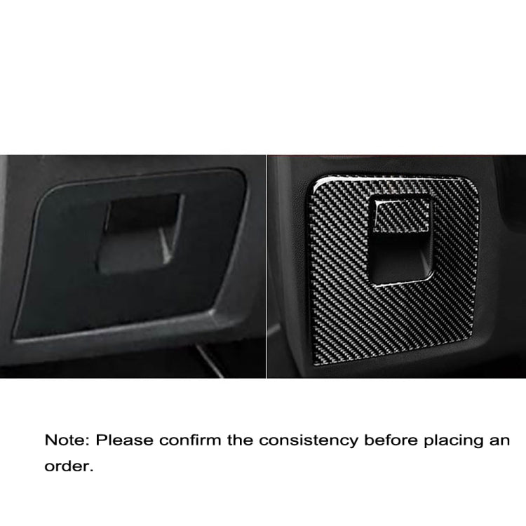 Car Carbon Fiber Storage Box Panel Solid Color Decorative Sticker for BMW G01 X3 2018-2020 / G02 X4 2019-2020, Left and Right Drive Universal - Car Interior Mouldings by PMC Jewellery | Online Shopping South Africa | PMC Jewellery | Buy Now Pay Later Mobicred