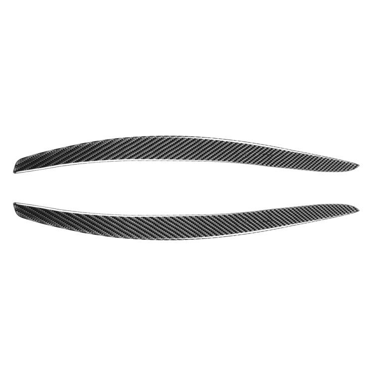 2 PCS / Set Carbon Fiber Car Lamp Eyebrow Decorative Sticker for BMW E92 / E93 2006-2012, Drop Glue Version - Lamp Decoration by PMC Jewellery | Online Shopping South Africa | PMC Jewellery | Buy Now Pay Later Mobicred