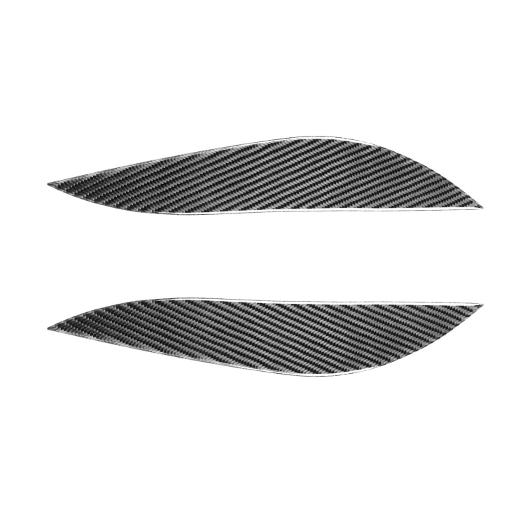 2 PCS / Set Carbon Fiber Car Lamp Eyebrow Decorative Sticker for Honda Civic 2001-2003, Drop Glue Version - Lamp Decoration by PMC Jewellery | Online Shopping South Africa | PMC Jewellery | Buy Now Pay Later Mobicred