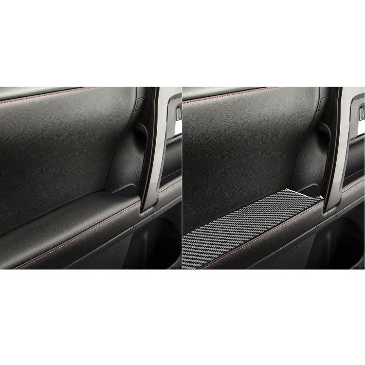 4 PCS / Set Carbon Fiber Car Door Inner Armrest Decorative Sticker for Toyota 4Runner 2010-2020 - Car Interior Mouldings by PMC Jewellery | Online Shopping South Africa | PMC Jewellery | Buy Now Pay Later Mobicred