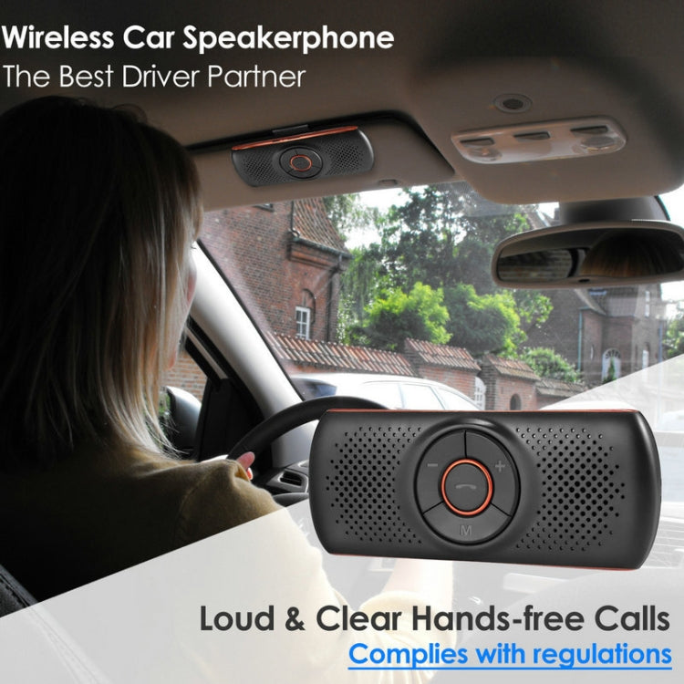 T826 Car Bluetooth Wireless MP3 Player FM Player for Sun Visor - Bluetooth Car Kits by PMC Jewellery | Online Shopping South Africa | PMC Jewellery | Buy Now Pay Later Mobicred