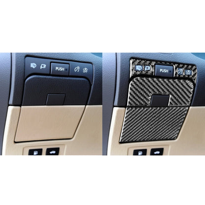 3 PCS / Set Carbon Fiber Car Trunk Switch Panel Decorative Sticker for Lexus GS 2006-2011,Left and Right Drive Universal - Car Interior Mouldings by PMC Jewellery | Online Shopping South Africa | PMC Jewellery | Buy Now Pay Later Mobicred
