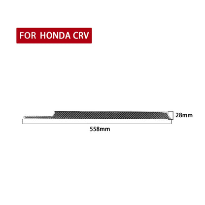 Carbon Fiber Car Co-pilot Center Control Trim Decorative Sticker for Honda CRV 2007-2011,Right Drive - Car Interior Mouldings by PMC Jewellery | Online Shopping South Africa | PMC Jewellery | Buy Now Pay Later Mobicred