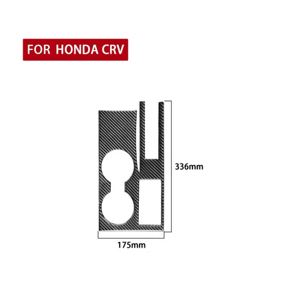 Carbon Fiber Car Cup Holder Panel Decorative Sticker for Honda CRV 2007-2011,Right Drive - Car Interior Mouldings by PMC Jewellery | Online Shopping South Africa | PMC Jewellery | Buy Now Pay Later Mobicred