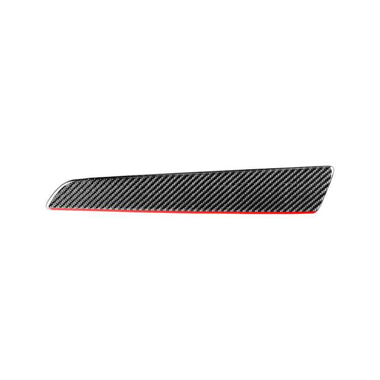 Carbon Fiber Car Co-pilot Trim Red Edge Decorative Sticker for Audi Q3 2013-2018,Right Drive - Car Interior Mouldings by PMC Jewellery | Online Shopping South Africa | PMC Jewellery | Buy Now Pay Later Mobicred