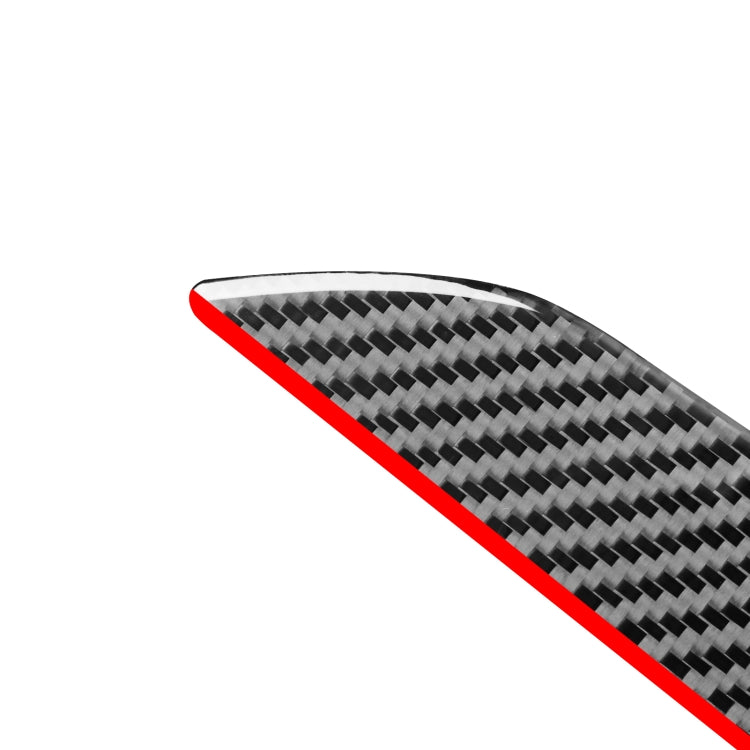 4 PCS / Set Carbon Fiber Car Interior Door Trim Red Edge Decorative Sticker for Audi Q3 2013-2018,Left and Right Drive Universal - Car Interior Mouldings by PMC Jewellery | Online Shopping South Africa | PMC Jewellery | Buy Now Pay Later Mobicred