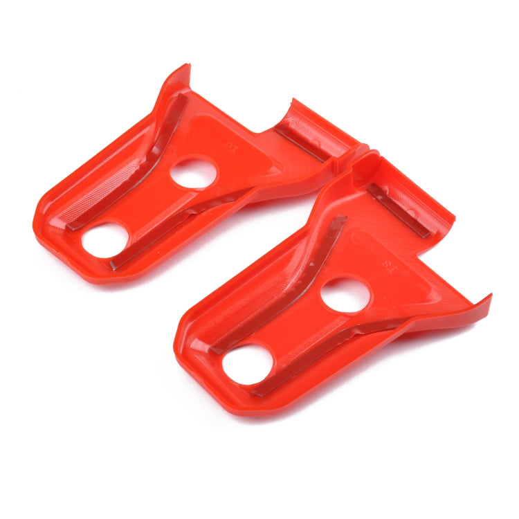 8 PCS Automotive ABS Side Door Hinge Protector Cover Trim for Jeep Wrangler JL 4 Door 2018-2019(Red) - Tank Covers by PMC Jewellery | Online Shopping South Africa | PMC Jewellery | Buy Now Pay Later Mobicred