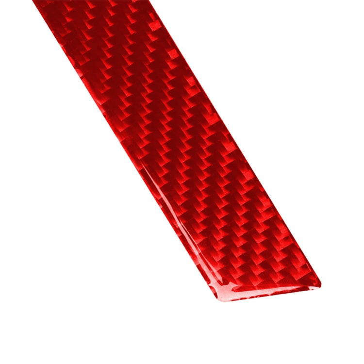 Car Carbon Fiber Door Decorative Strip for Honda Tenth Generation Civic 2016-2019, Left and Right Drive Universal (Red) - Car Interior Mouldings by PMC Jewellery | Online Shopping South Africa | PMC Jewellery | Buy Now Pay Later Mobicred