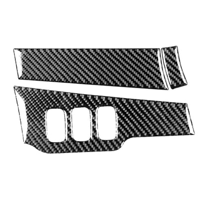 3 PCS Car Carbon Fiber Driver Light + Dashboard Decorative Sticker for Mitsubishi Lancer EVO 2008-2015, Left Drive - Car Interior Mouldings by PMC Jewellery | Online Shopping South Africa | PMC Jewellery | Buy Now Pay Later Mobicred