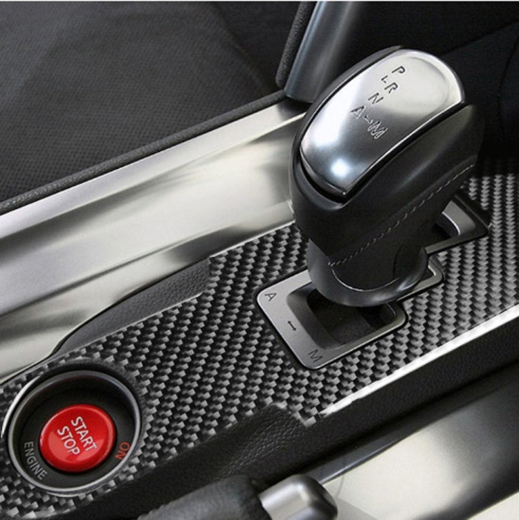 Car Carbon Fiber Gear Shift Panel Decorative Sticker for Nissan GTR R35 2008-2016, Left and Right Drive Universal - Car Interior Mouldings by PMC Jewellery | Online Shopping South Africa | PMC Jewellery | Buy Now Pay Later Mobicred