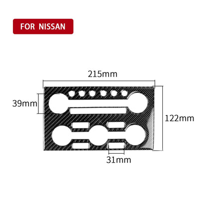 Car Carbon Fiber Instrument Control Panel Decorative Sticker for Nissan GTR R35 2008-2016, Right Drive - Car Interior Mouldings by PMC Jewellery | Online Shopping South Africa | PMC Jewellery | Buy Now Pay Later Mobicred