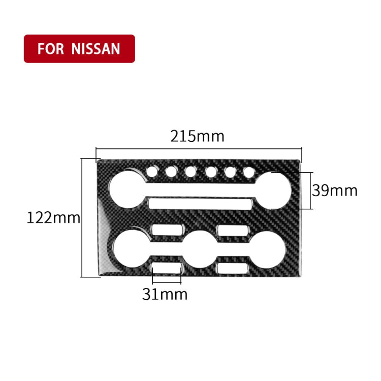 Car Carbon Fiber Instrument Control Panel Decorative Sticker for Nissan GTR R35 2008-2016, Left Drive - Car Interior Mouldings by PMC Jewellery | Online Shopping South Africa | PMC Jewellery | Buy Now Pay Later Mobicred