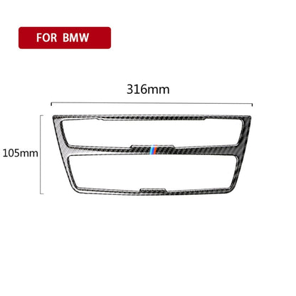 Three Color Carbon Fiber Car CD Panel Decorative Sticker for BMW (F30) 2013-2015 / (F34) 2013-2016 - Car Interior Mouldings by PMC Jewellery | Online Shopping South Africa | PMC Jewellery | Buy Now Pay Later Mobicred