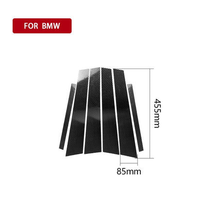 Carbon Fiber Car B Column Frame Decorative Sticker for BMW 5 Series F10 2011-2017 - Decorative Strip by PMC Jewellery | Online Shopping South Africa | PMC Jewellery | Buy Now Pay Later Mobicred