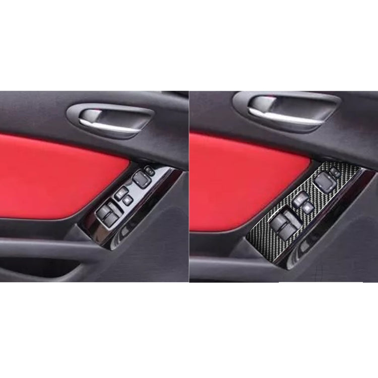 2 PCS Car Carbon Fiber Left and Right Lifting Panel Decorative Sticker for Mazda RX8 2004-2008, Left Drive High-configured - Car Interior Mouldings by PMC Jewellery | Online Shopping South Africa | PMC Jewellery | Buy Now Pay Later Mobicred