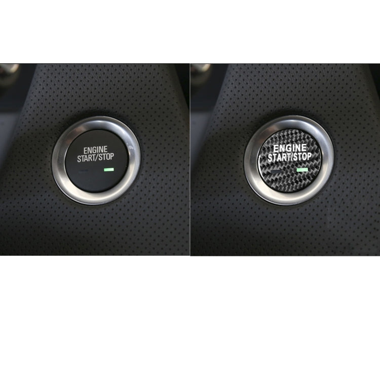 Car Carbon Fiber Engine Start Button Decorative Cover Trim for Cadillac XTS (Black) - Decoration Rings by PMC Jewellery | Online Shopping South Africa | PMC Jewellery | Buy Now Pay Later Mobicred