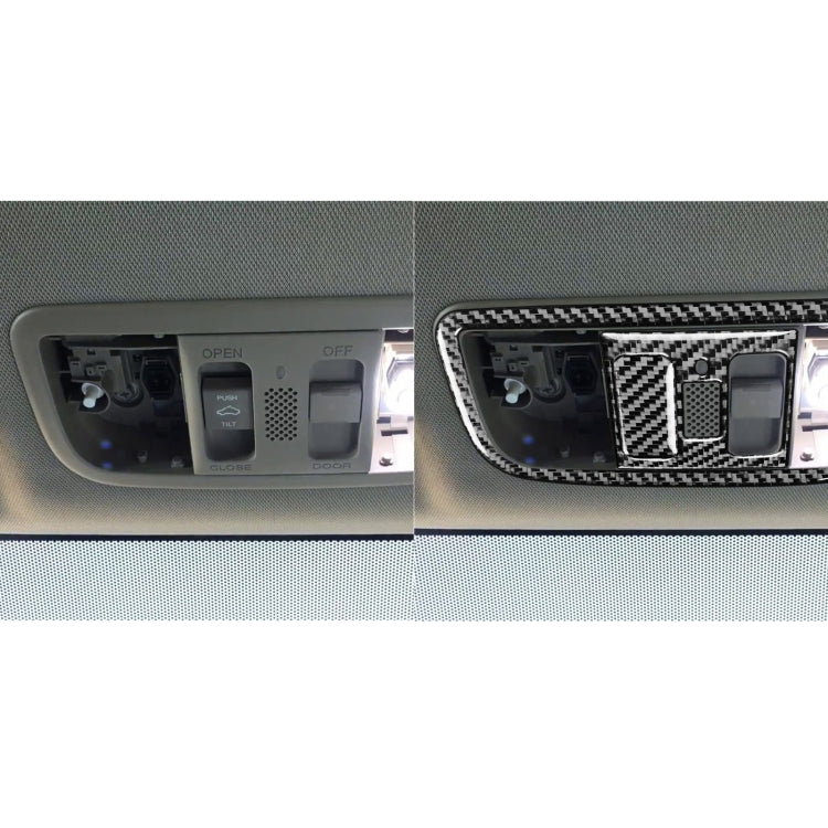 2 in 1 Car Carbon Ceiling Light Panel Decorative Sticker for Honda Civic 8th Generation 2006-2011, Left and Right Drive Universal - Car Interior Mouldings by PMC Jewellery | Online Shopping South Africa | PMC Jewellery | Buy Now Pay Later Mobicred