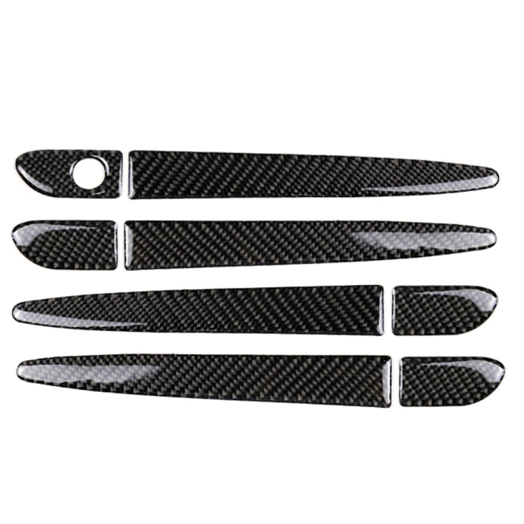 One Set Car Carbon Fiber Outside Door Handle without Smart Hole Decorative Sticker for Mazda CX-5 2017-2018, Right Drive - Decorative Sticker by PMC Jewellery | Online Shopping South Africa | PMC Jewellery | Buy Now Pay Later Mobicred