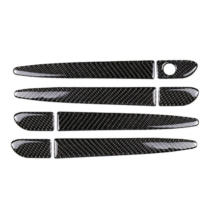 One Set Car Carbon Fiber Outside Door Handle without Smart Hole Decorative Sticker for Mazda CX-5 2017-2018, Left Drive - Decorative Sticker by PMC Jewellery | Online Shopping South Africa | PMC Jewellery | Buy Now Pay Later Mobicred