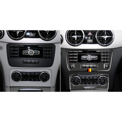 Car Carbon Fiber Air Conditioning Control Panel Decorative Sticker for Mercedes-Benz Traje Para GLK X204 300, 260, 350, 250, 220, 2013-2015, Left and Right Drive Universal - Car Interior Mouldings by PMC Jewellery | Online Shopping South Africa | PMC Jewellery | Buy Now Pay Later Mobicred