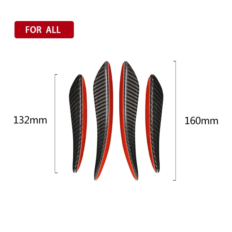 Universal Car Carbon Fiber Wind Knife Decorative Sticker, Left and Right Drive Universal - Car Interior Mouldings by PMC Jewellery | Online Shopping South Africa | PMC Jewellery | Buy Now Pay Later Mobicred